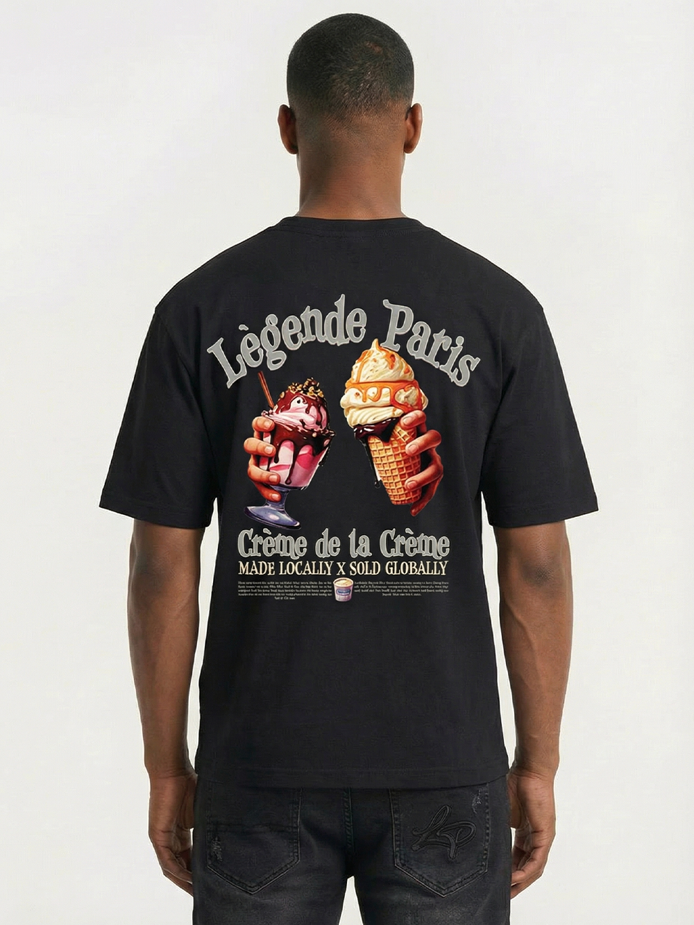 CREME DE LA CREME T-SHIRT - BLACK