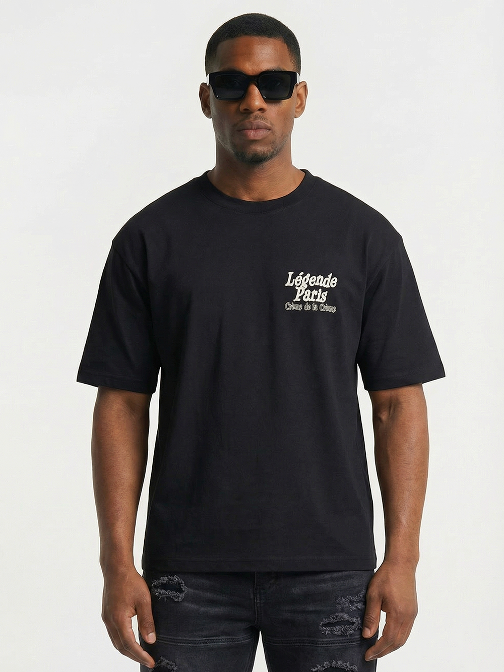 CREME DE LA CREME T-SHIRT - BLACK
