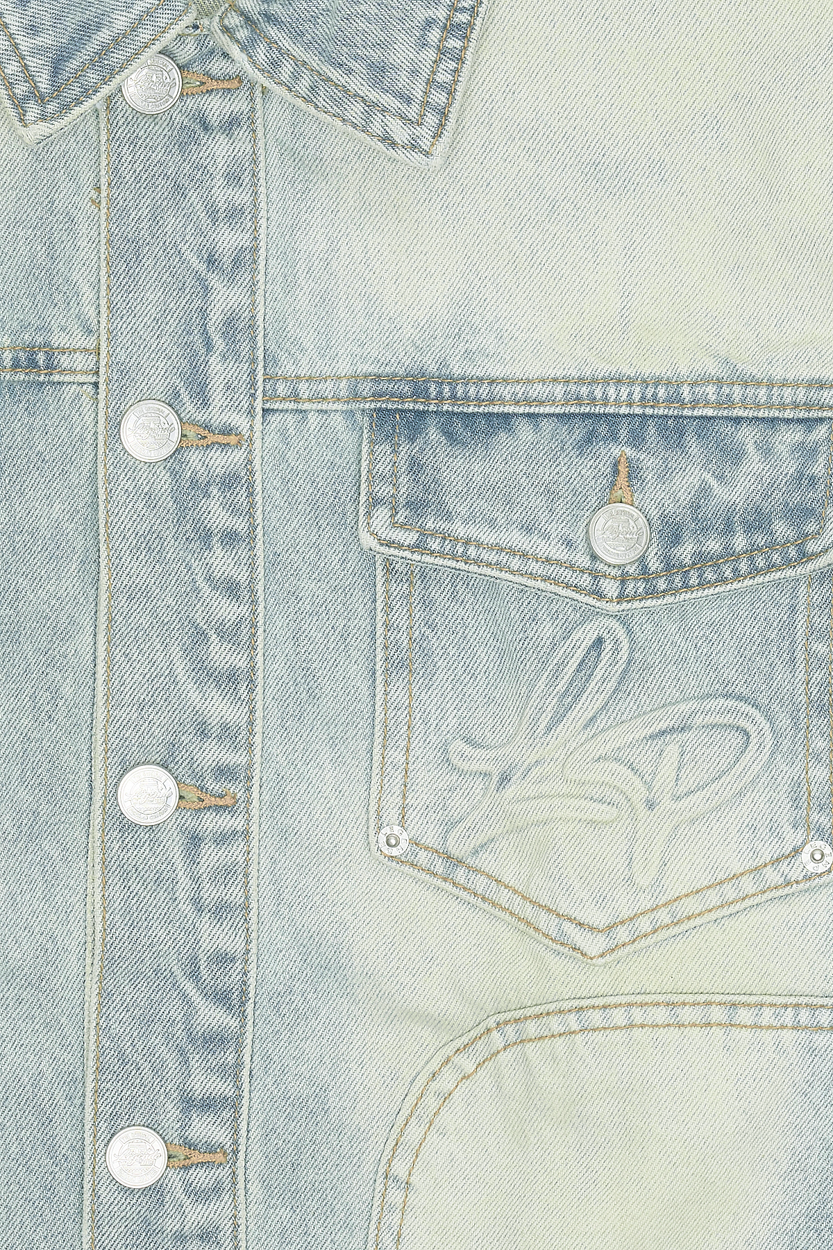 LP DENIM JACKET - WASHED BLUE
