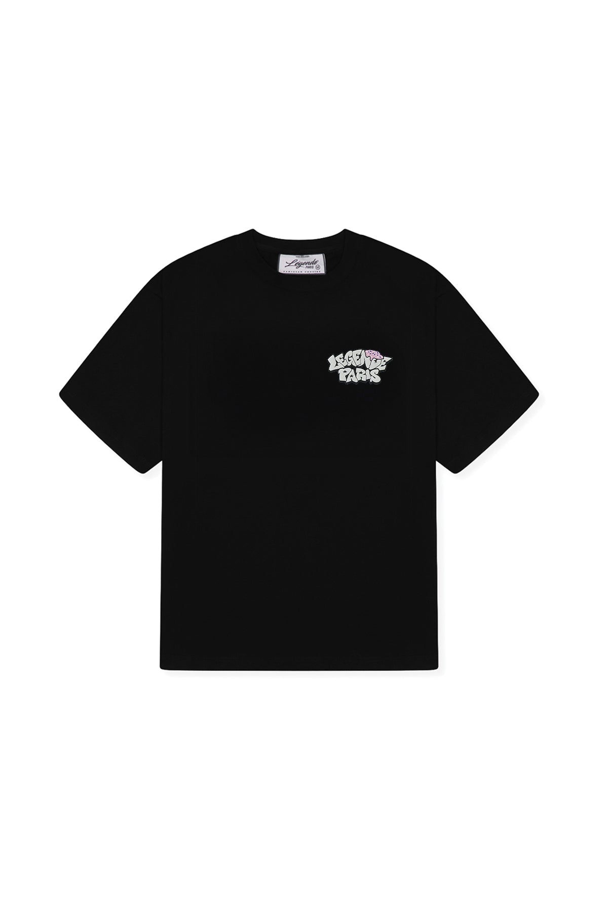 GRAFFITI ICE CREAM T-SHIRT - BLACK