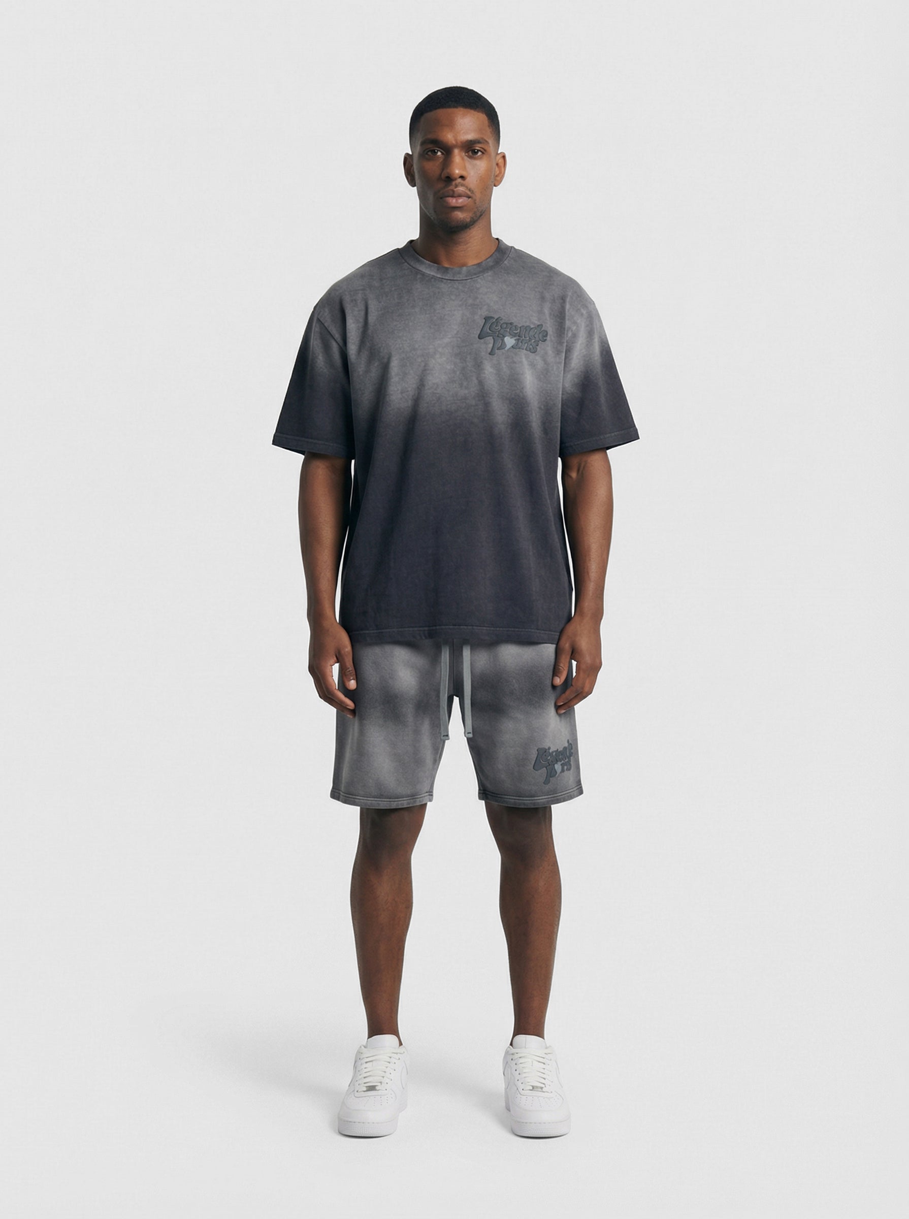 LND GRADIENT SHORT - CHARCOAL WASHED