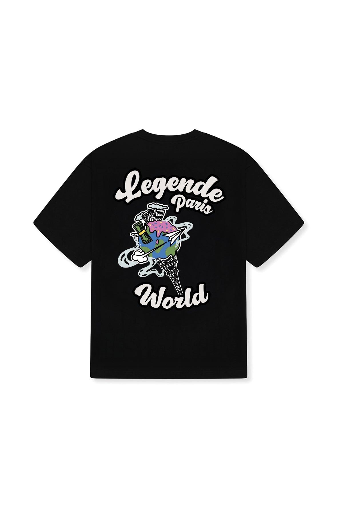 ICE CREAM T-SHIRT - BLACK