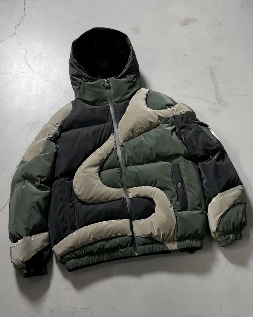 LP CAMO PUFFER - KHAKI