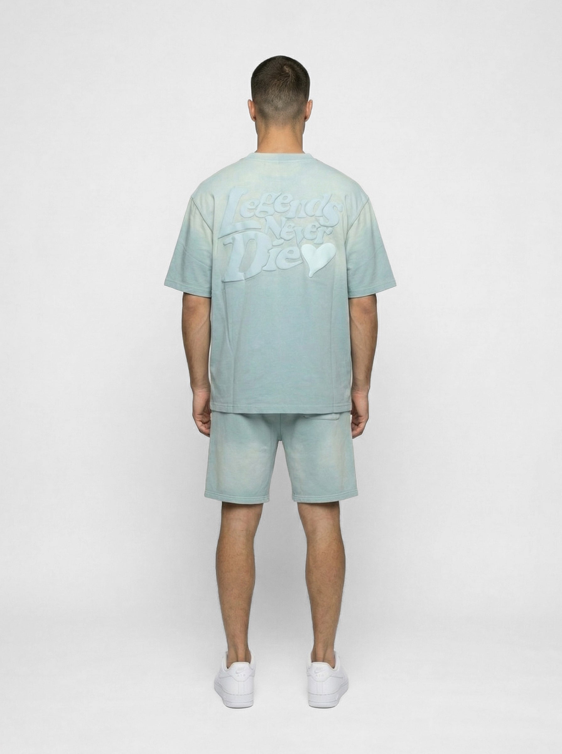 LND GRADIENT T-SHIRT - ICY BLUE
