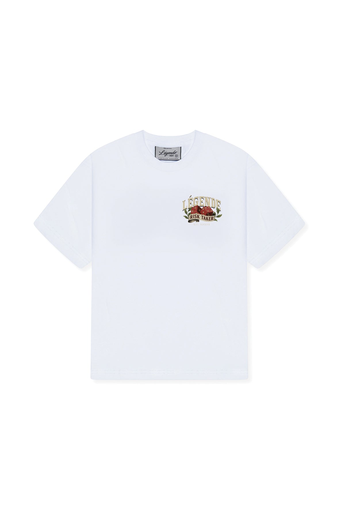 RISK TAKER T-SHIRT - WHITE