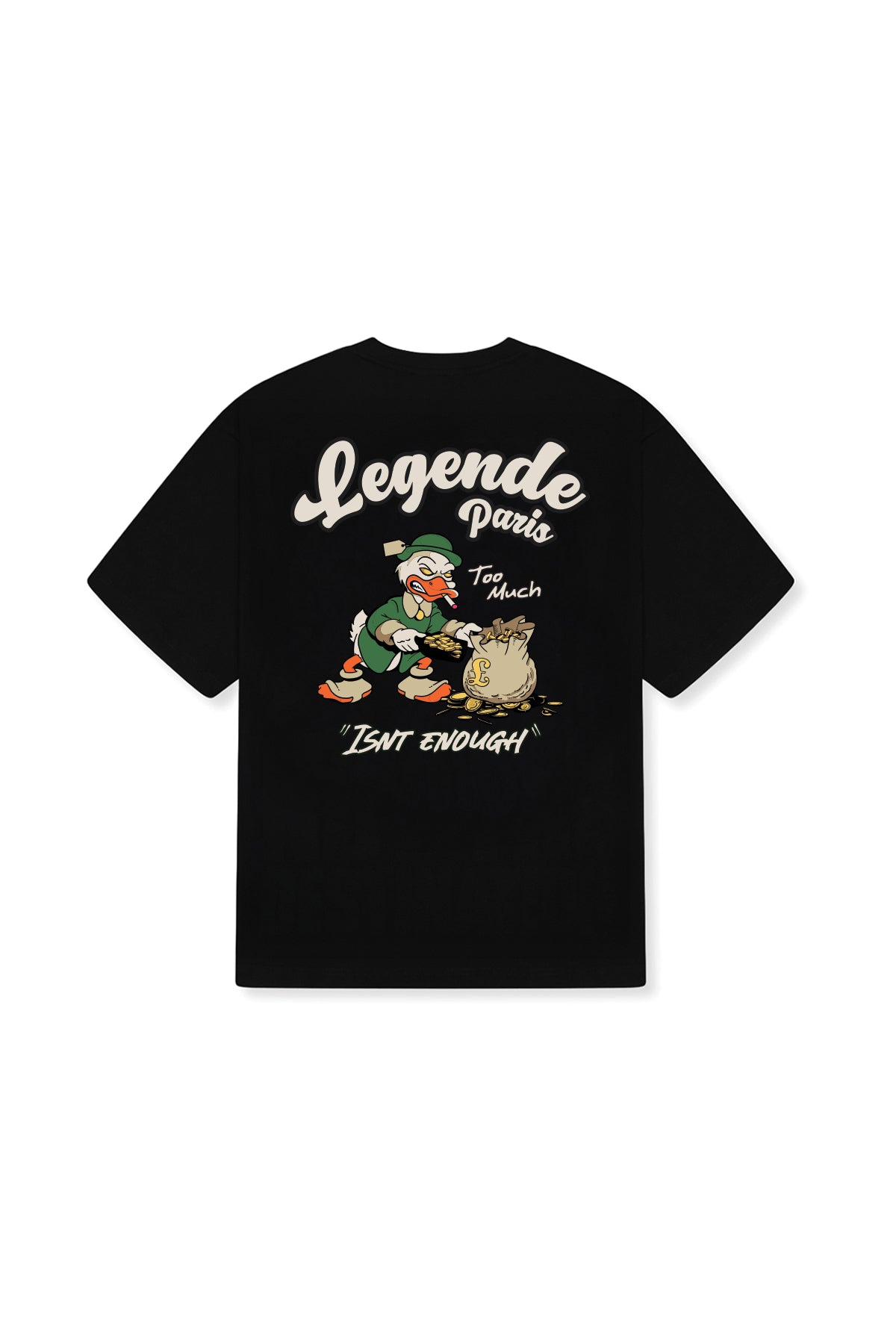 TOO MUCH T-SHIRT - BLACK