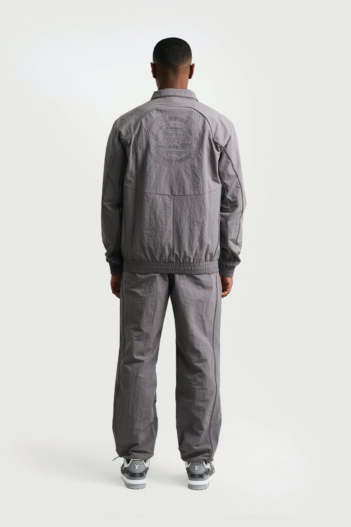 SHELL TRACK JACKET - GREY
