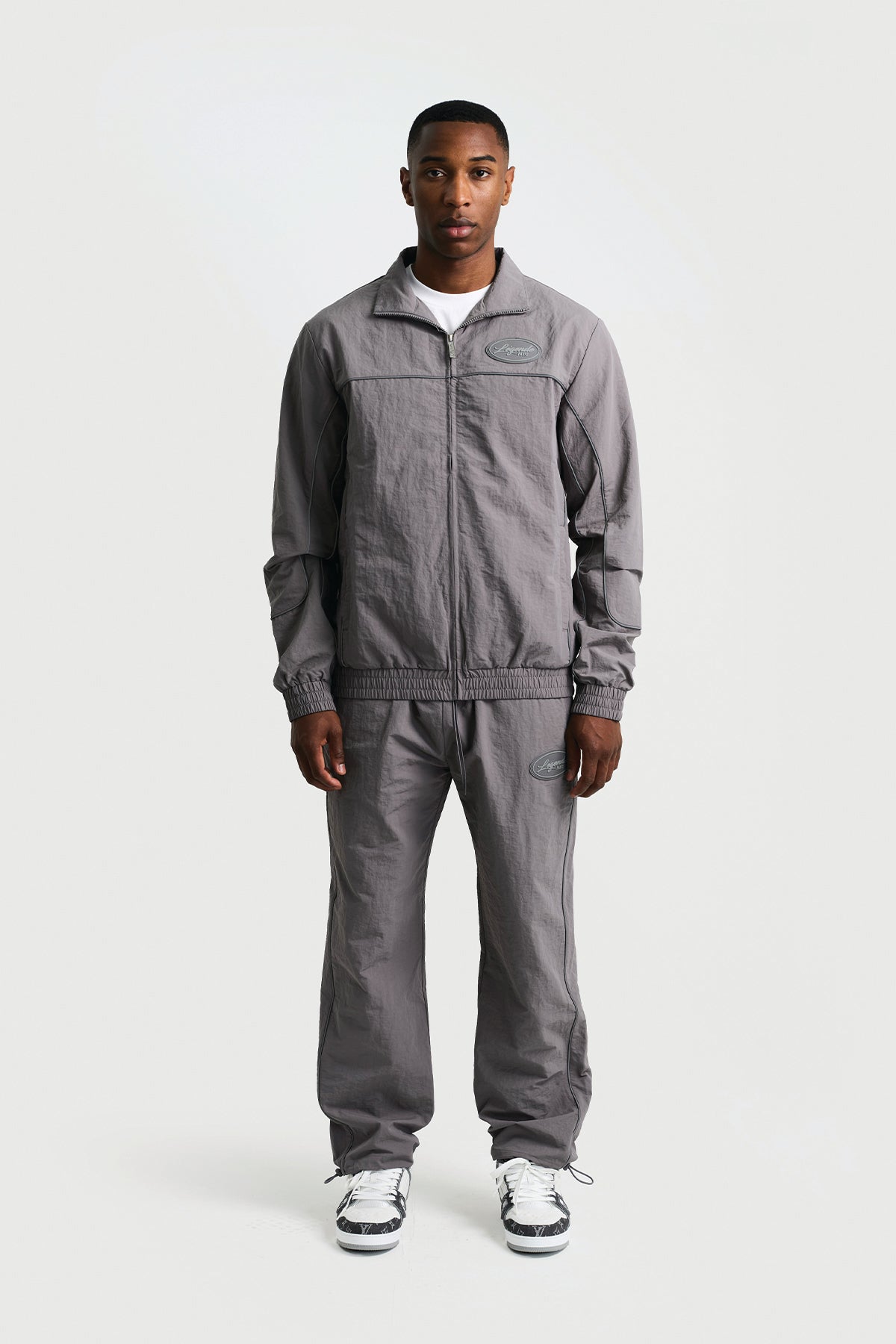 SHELL TRACK JACKET - GREY
