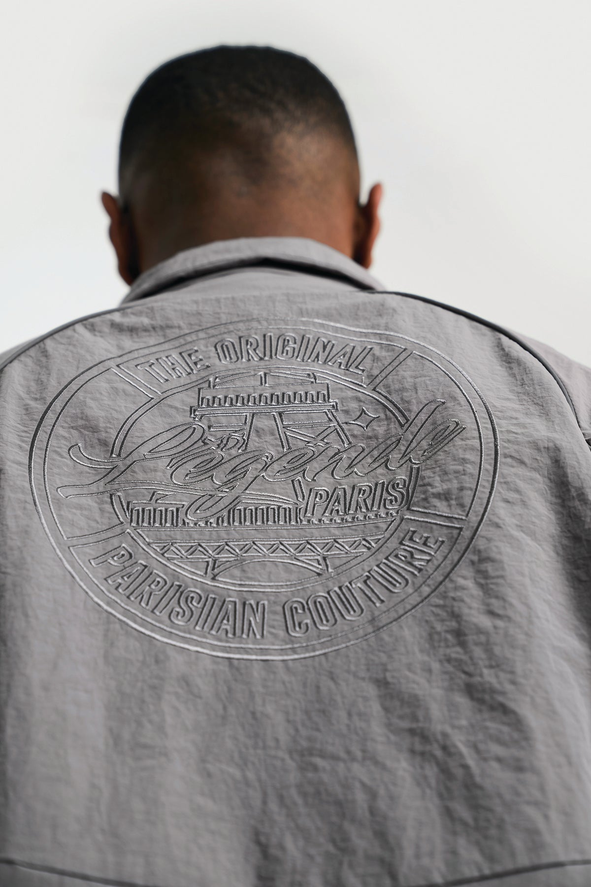 SHELL TRACK JACKET - GREY