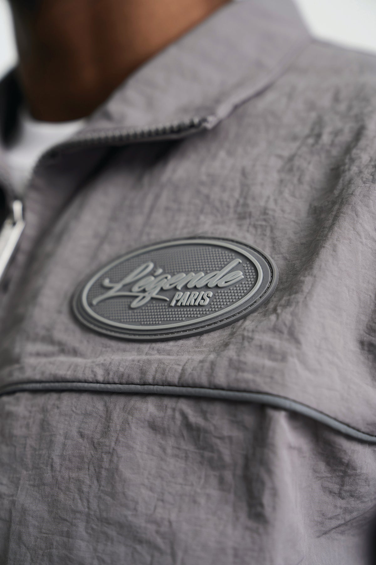 SHELL TRACK JACKET - GREY