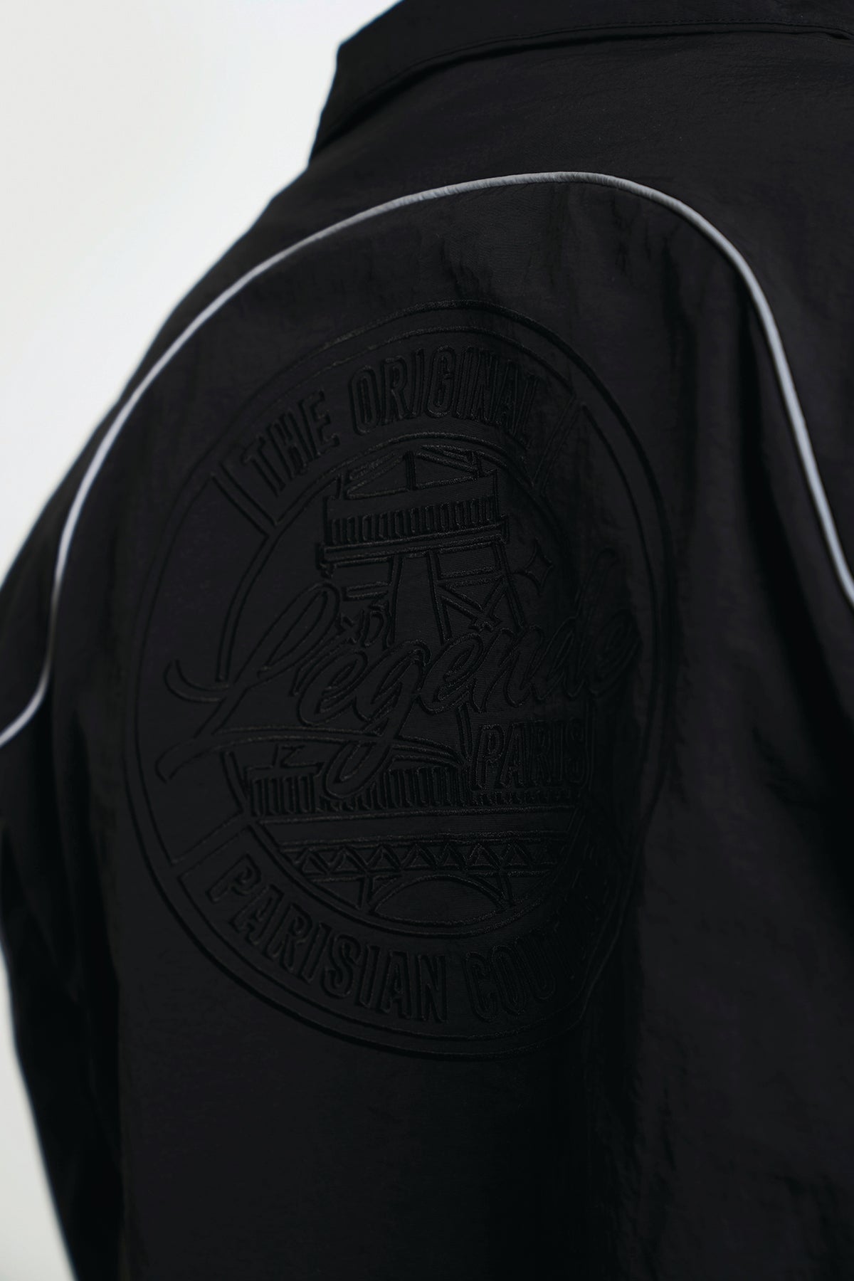 SHELL TRACK JACKET - BLACK