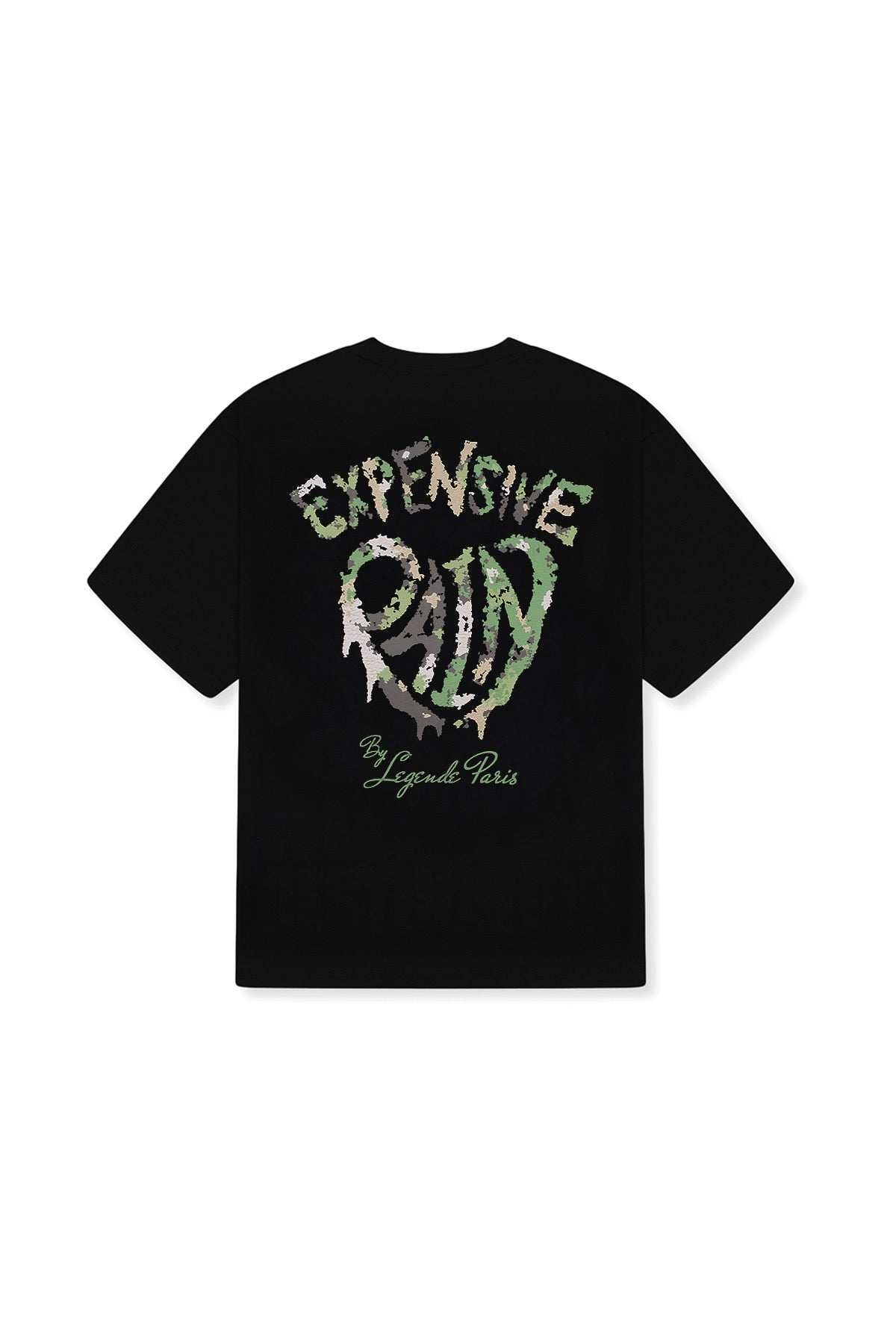 EXPENSIVE PAIN T-SHIRT - BLACK/CAMO
