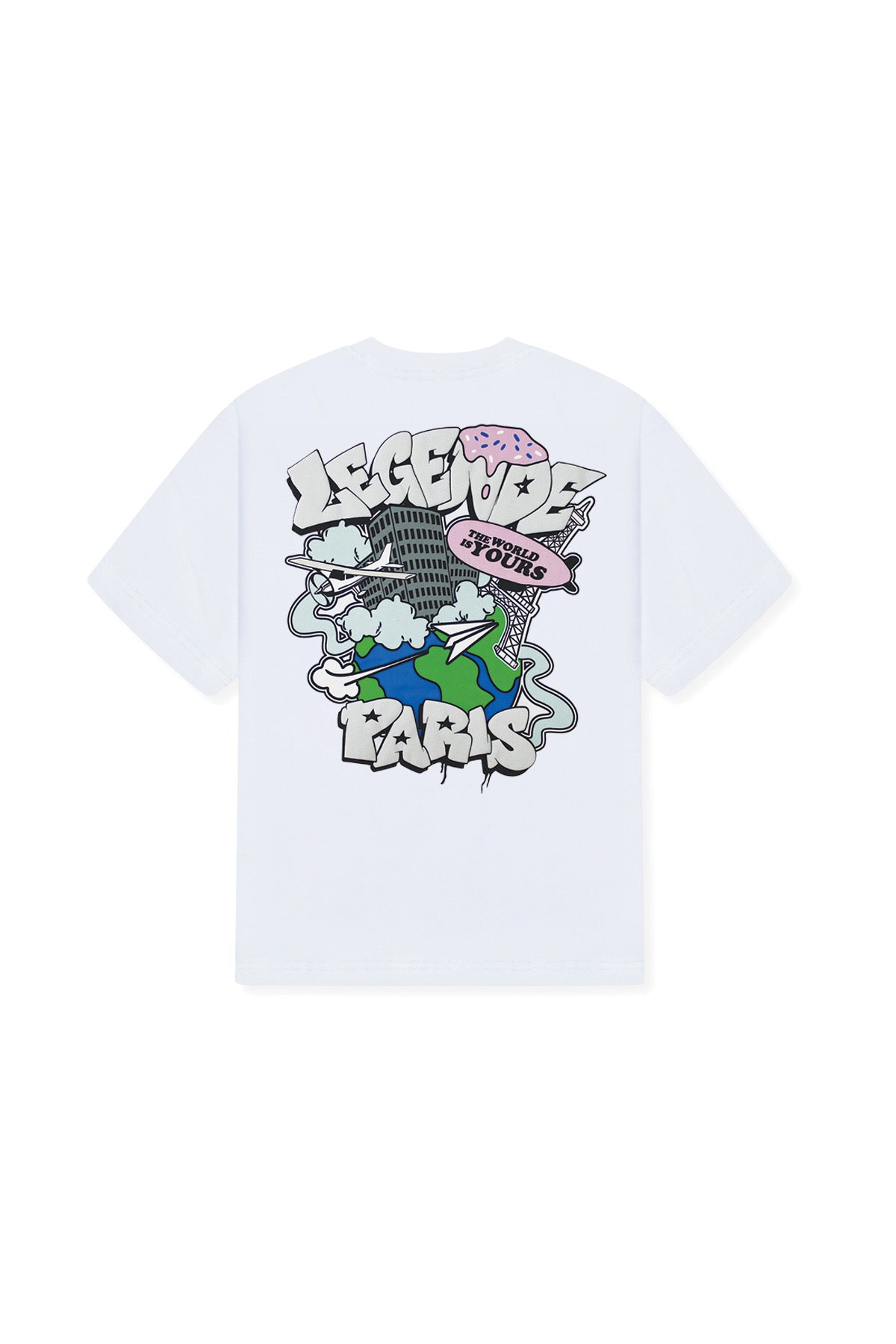 GRAFFITI ICE CREAM T-SHIRT - WHITE