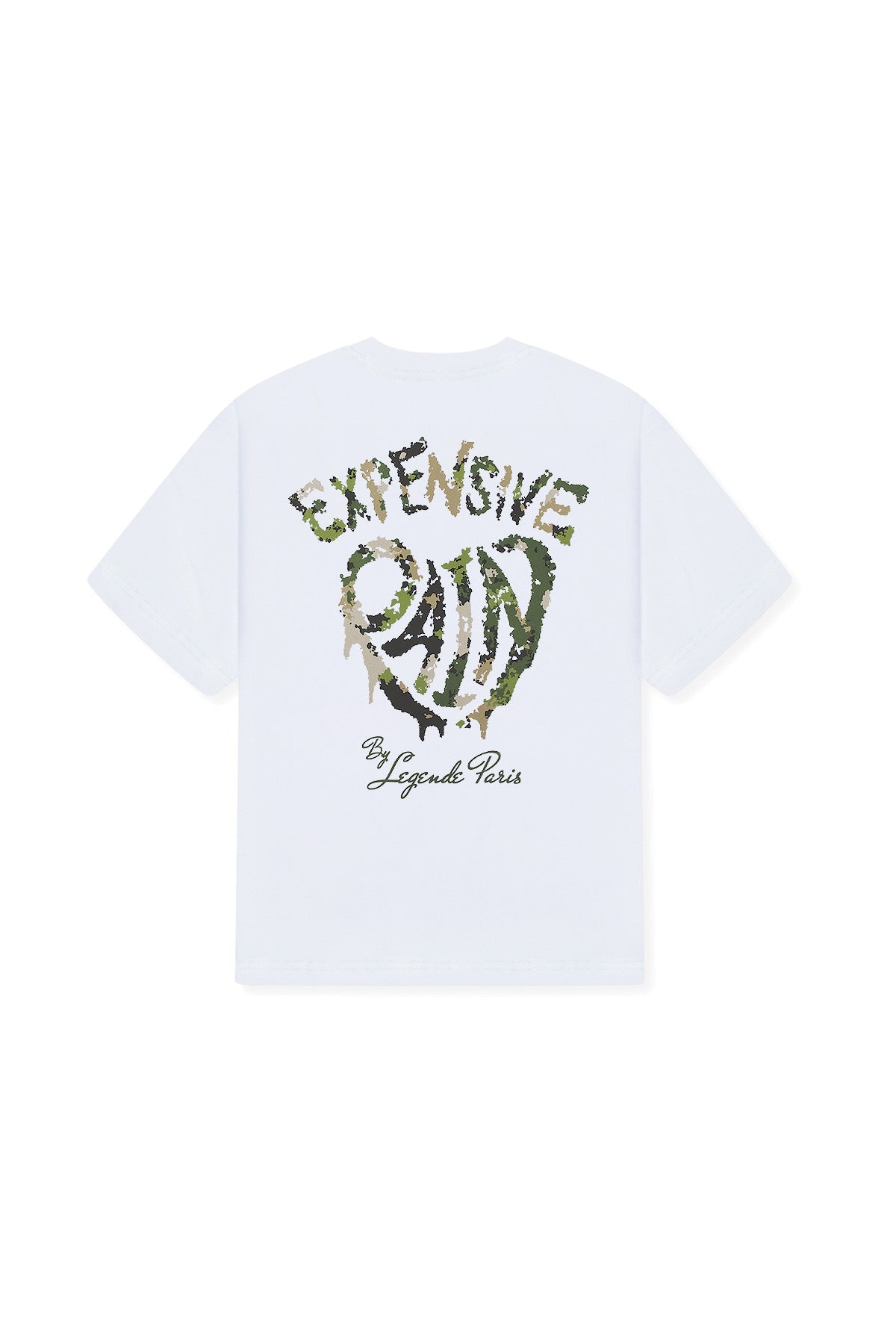 EXPENSIVE PAIN T-SHIRT - WHITE/CAMO