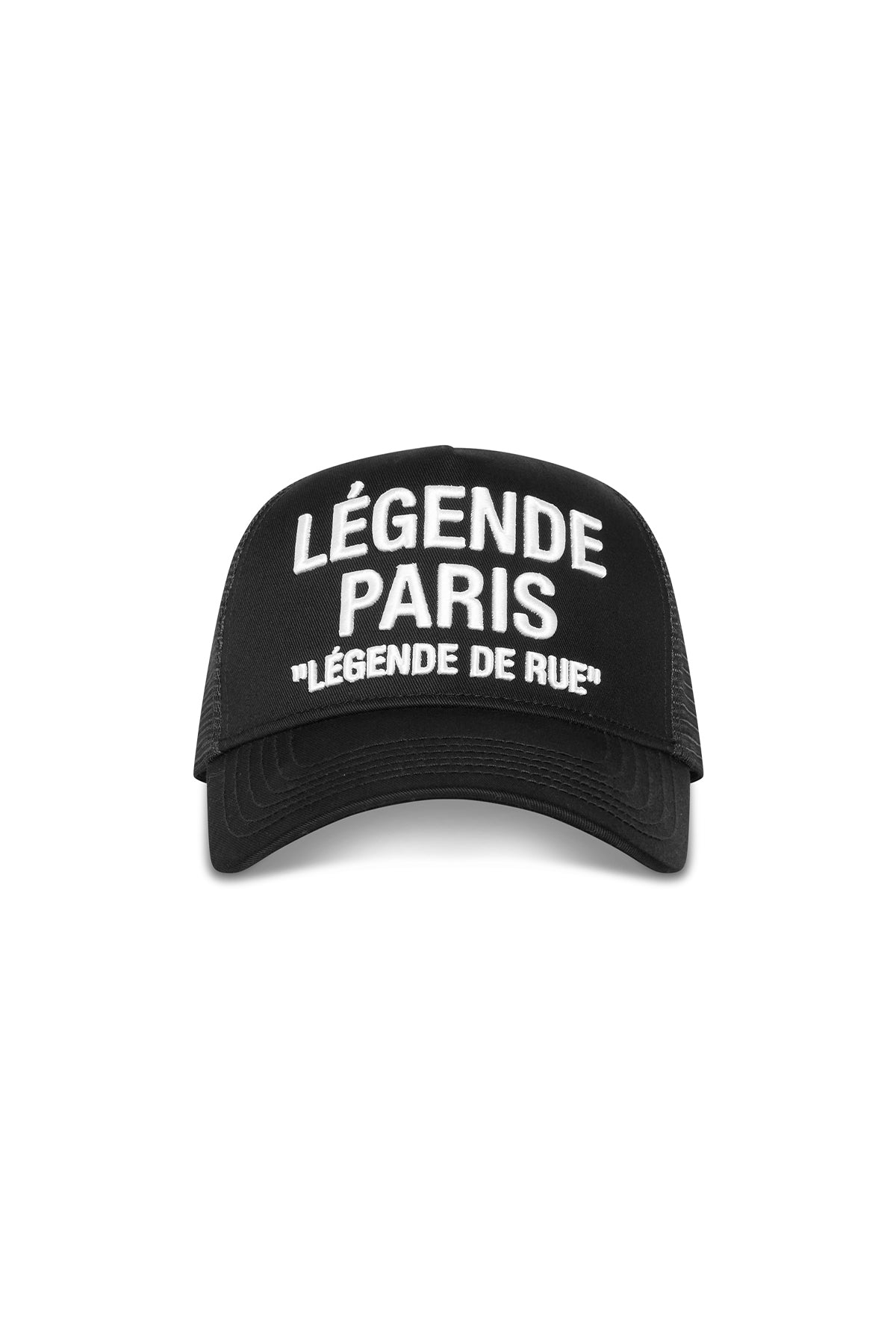 DE RUE TRUCKER CAP - BLACK