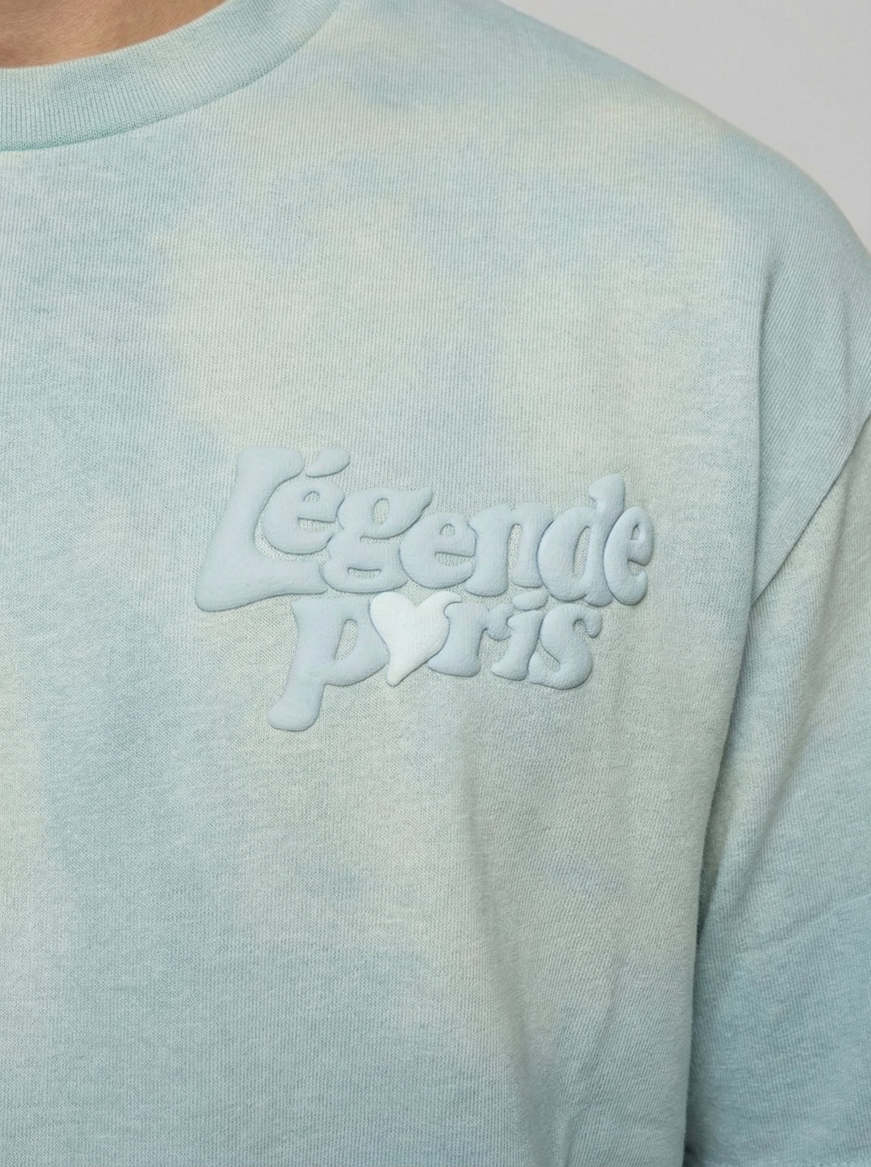 LND GRADIENT T-SHIRT - ICY BLUE