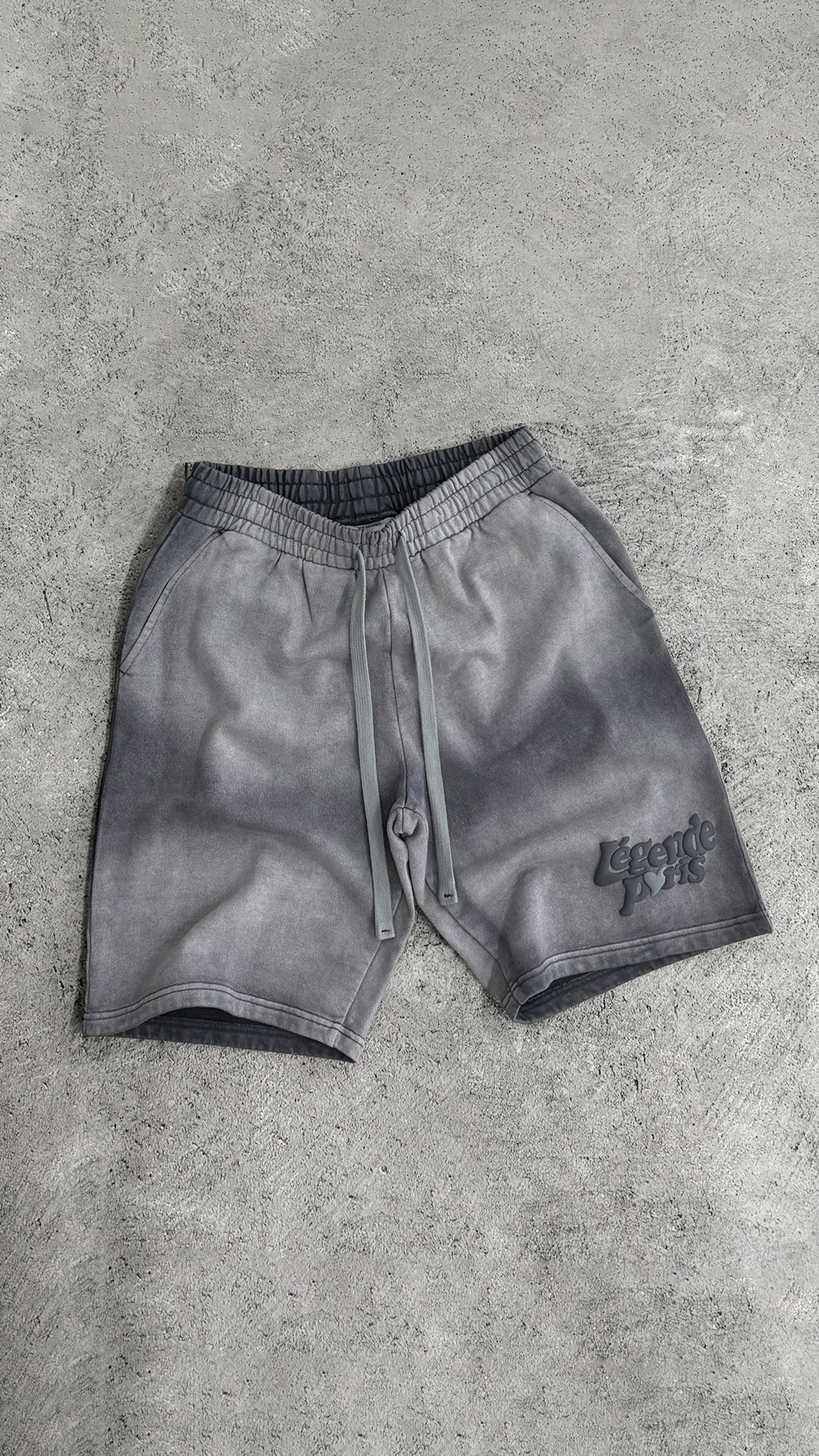 LND GRADIENT SHORT - CHARCOAL WASHED