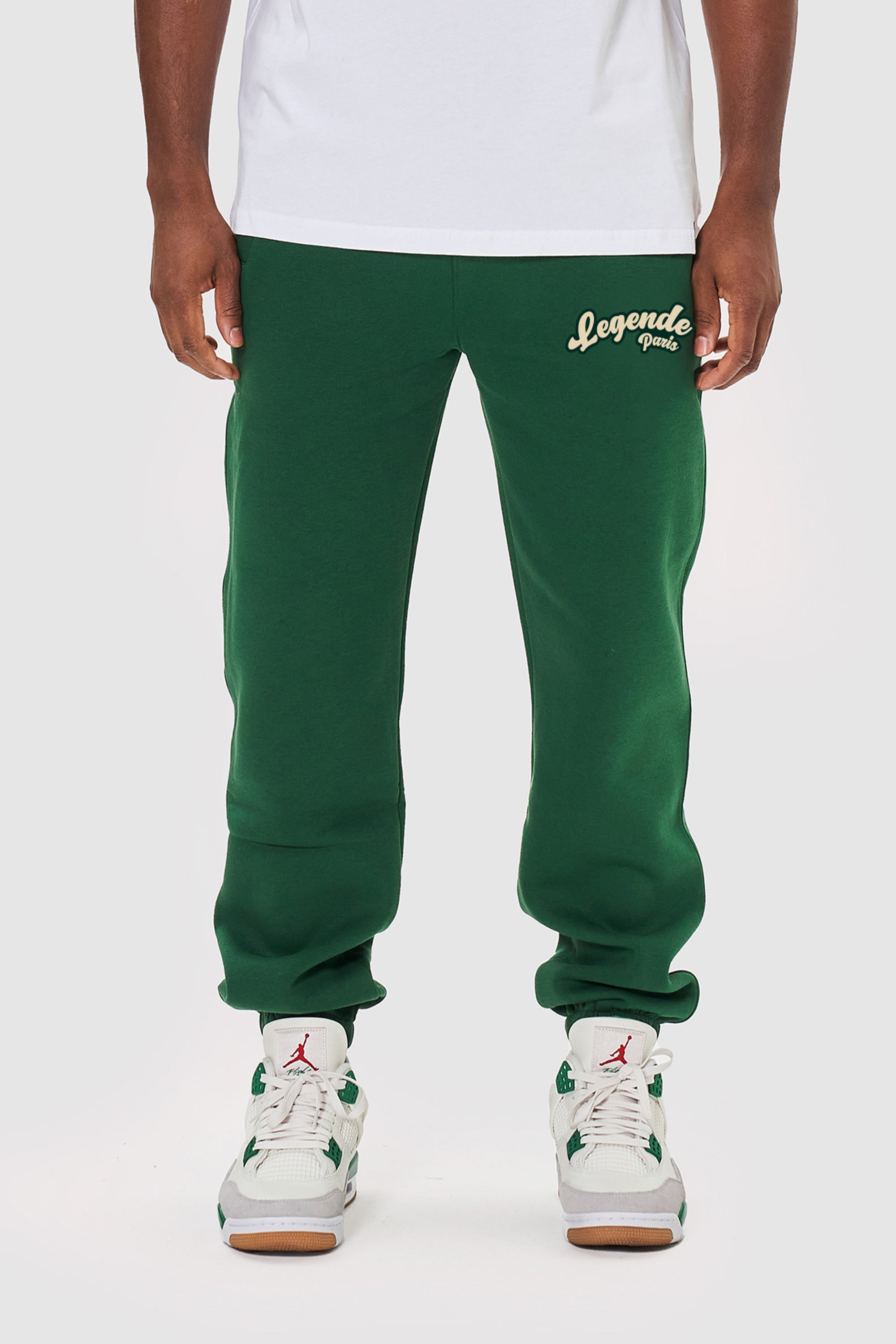 LP GUM LOGO JOGGER - FOREST GREEN