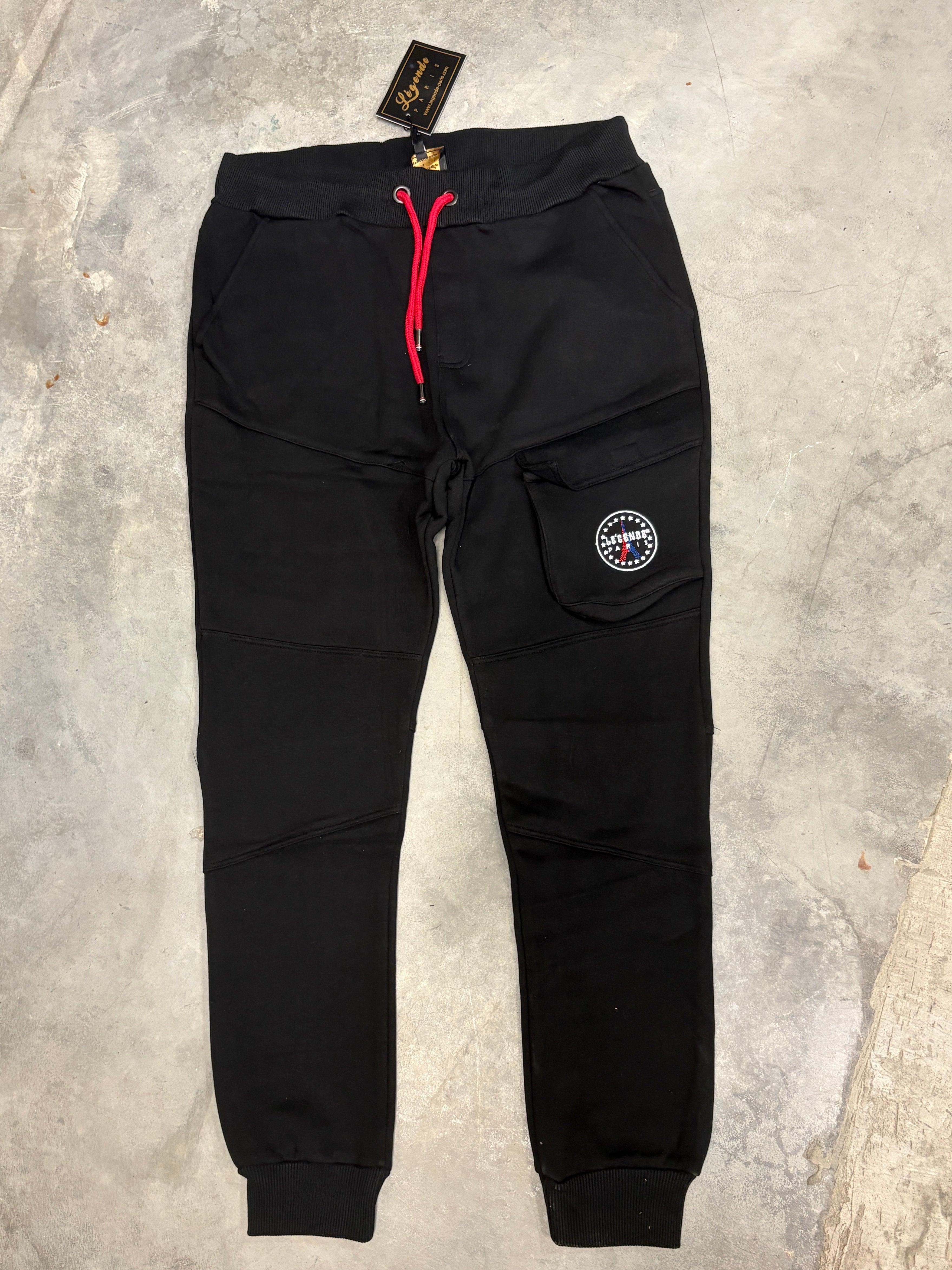 FLEECE CARGO - BLACK