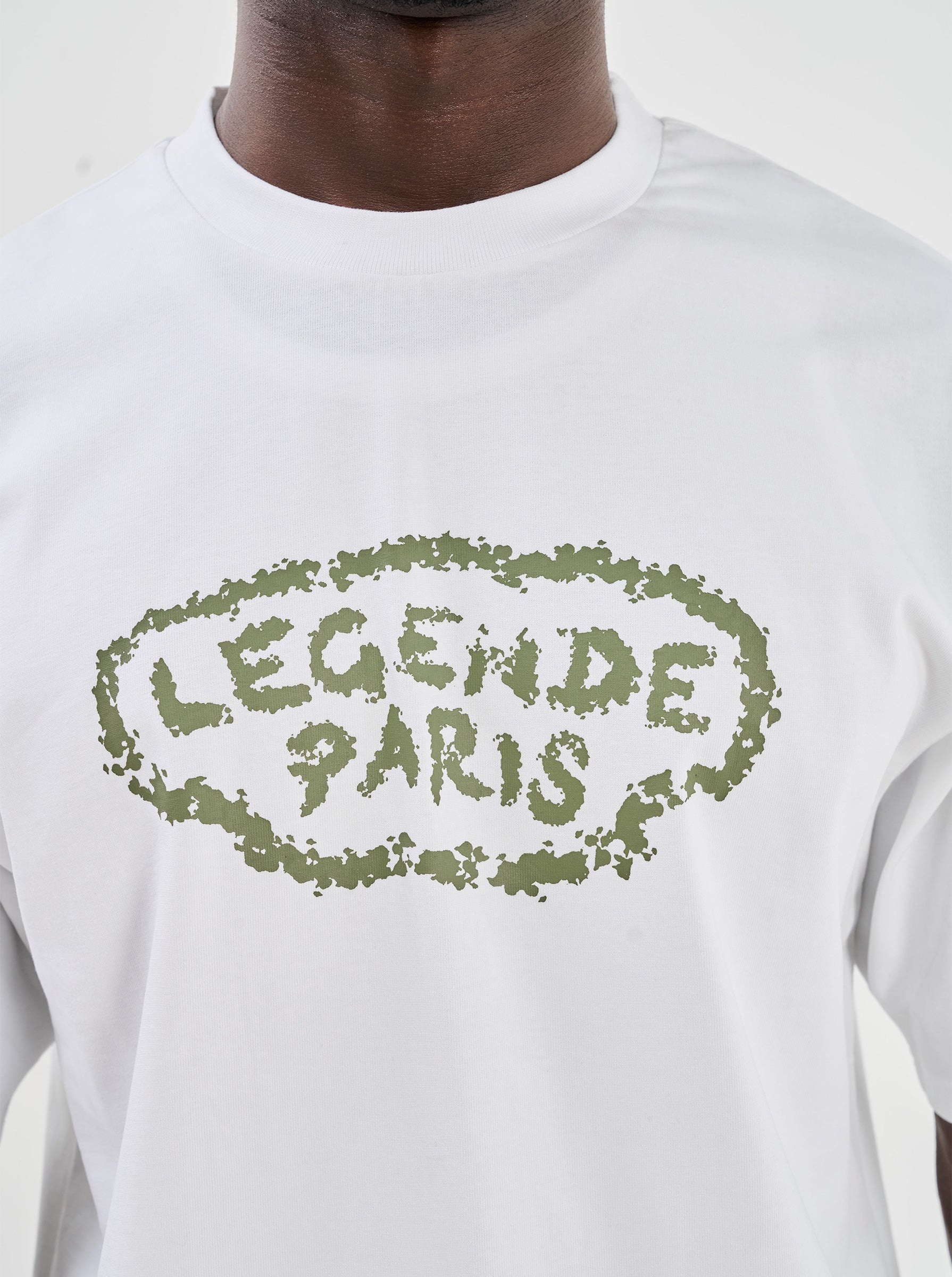 EXPENSIVE PAIN T-SHIRT - WHITE/KHAKI