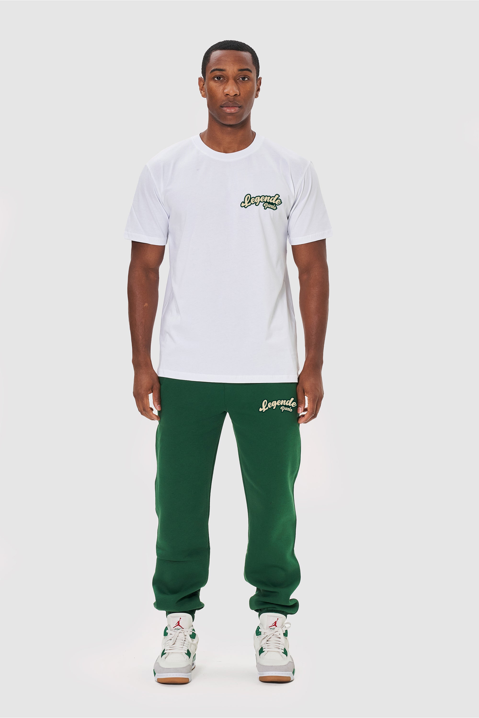LP GUM LOGO JOGGER - FOREST GREEN