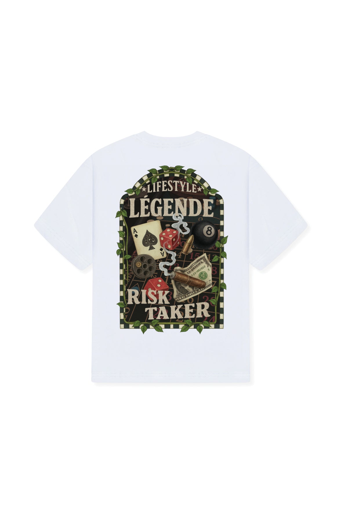 RISK TAKER T-SHIRT - WHITE