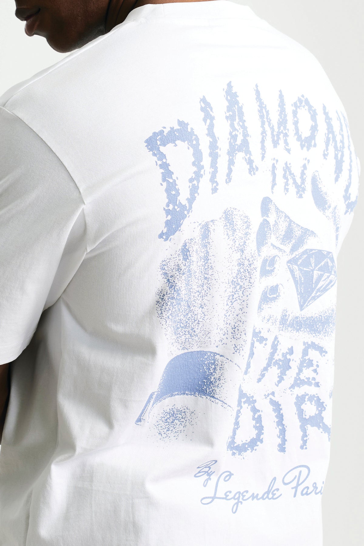 DIAMOND IN THE DIRT T-SHIRT - WHITE