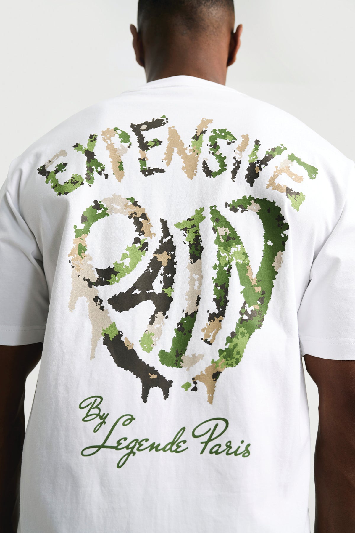 EXPENSIVE PAIN T-SHIRT - WHITE/CAMO