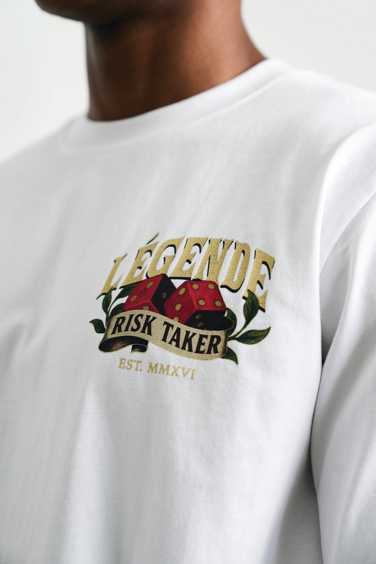 RISK TAKER T-SHIRT - WHITE