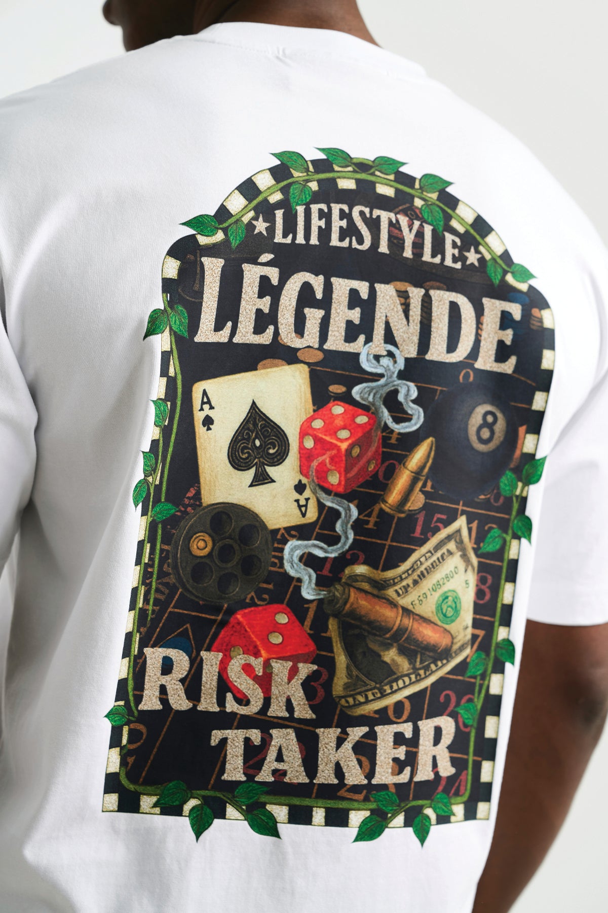 RISK TAKER T-SHIRT - WHITE