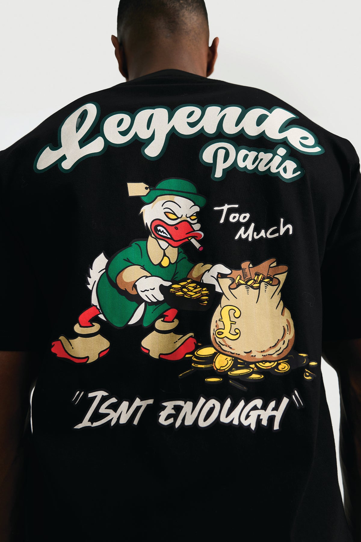 TOO MUCH T-SHIRT - BLACK