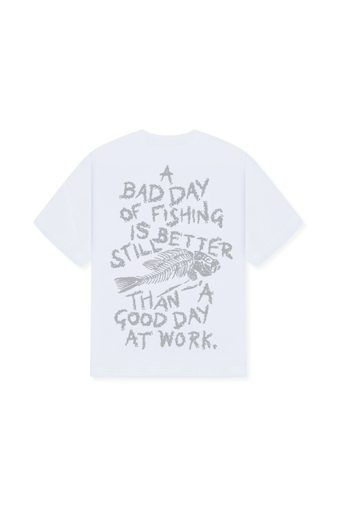 GOOD DAY T-SHIRT - WHITE/GREY