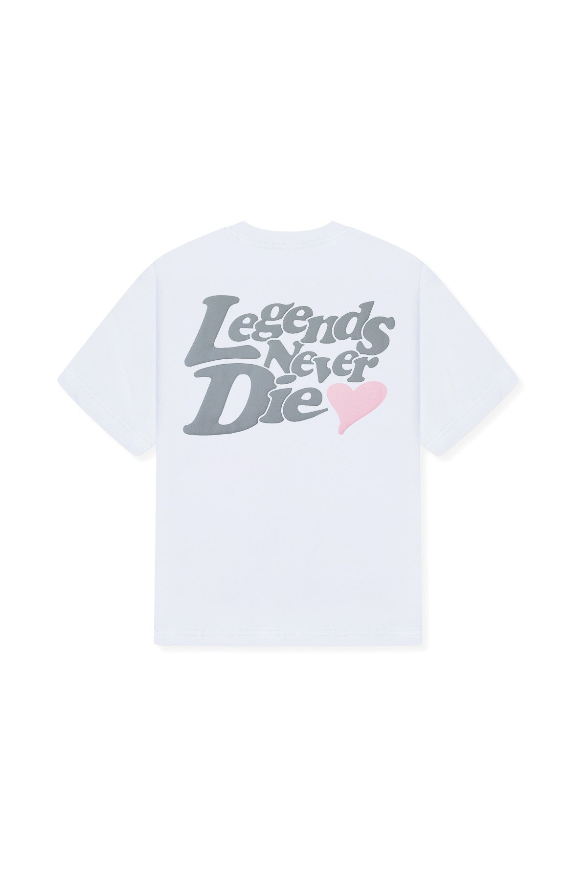 LND T-SHIRT - WHITE/GREY
